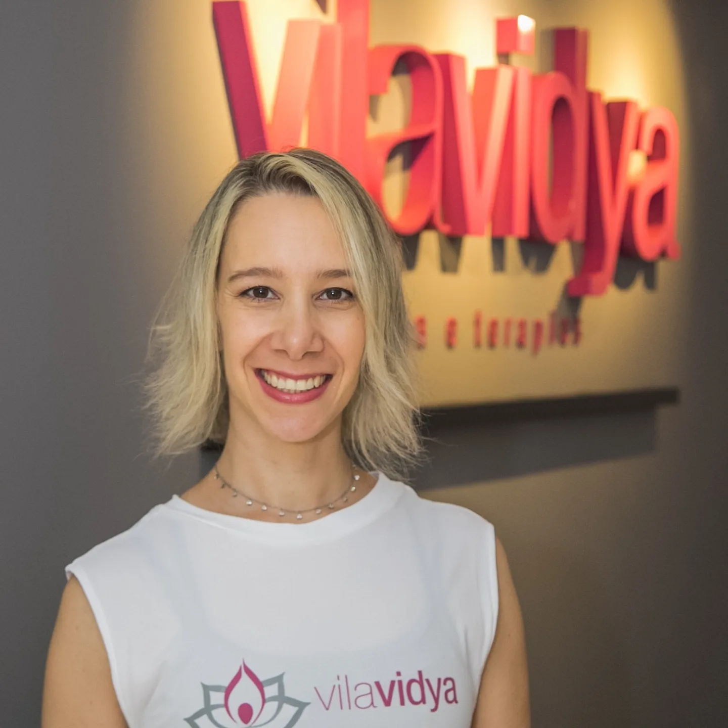 Gisela Zeghinni, instrutora responsável pelo Vila Vidya Yoga